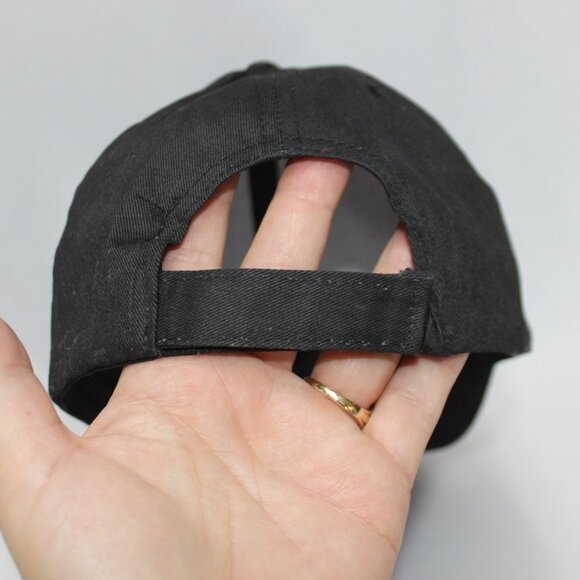 Black Jeweled Baseball Cap - Picture 8 of 9